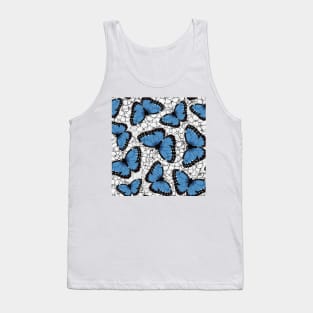 Blue morpho butterfly 3 Tank Top